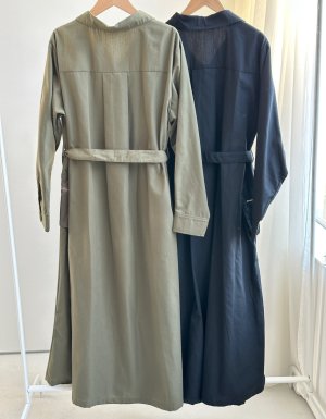 画像2: ●羽織としてもワンピとしても使える◎【LIVEご紹介アイテム】●ミリタリーシャツワンピ
