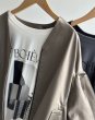 画像4: ●SALE●デザインスリーブがオシャレ【LIVEご紹介アイテム】●レザーライクデザインジャケット (4)