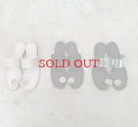 ●奇跡在庫のみ●【6/9 LIVEアイテム】●ゴールドモチーフトングサンダル