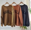 画像1: ●大人っぽカラー●【LIVEご紹介アイテム】●ドロップショルダーオーバースエット (1)