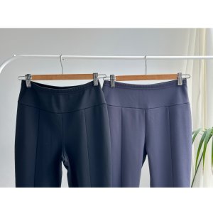 画像4: ●センタースリットで脚長見え●【LIVEご紹介アイテム】●ジップスリット裏起毛レギパン