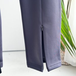 画像5: ●センタースリットで脚長見え●【LIVEご紹介アイテム】●ジップスリット裏起毛レギパン