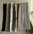 画像1: ●SALE●【12/25 LIVEアイテム】●ウールライクストレッチワイドパンツ (1)