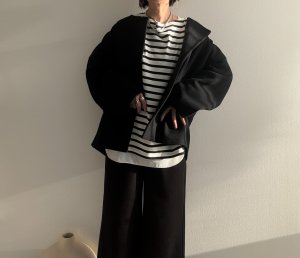 画像10: ●【LIVEご紹介アイテム】●ペコラムウールコクーンコート