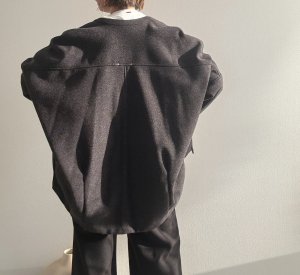 画像14: ●【LIVEご紹介アイテム】●ウールライクストレッチコクーンコート