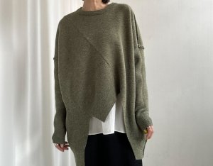 画像6: ●SALE【11/18 LIVEアイテム】アシンメトリー変形オーバーニット