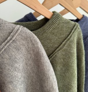 画像12: ●SALE【11/18 LIVEアイテム】アシンメトリー変形オーバーニット