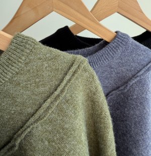 画像11: ●SALE【11/18 LIVEアイテム】アシンメトリー変形オーバーニット