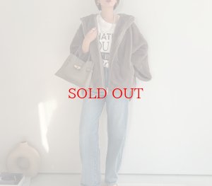 画像9: ●上質エコファーワイドスリーブフーディジャケット●【LIVEご紹介アイテム】