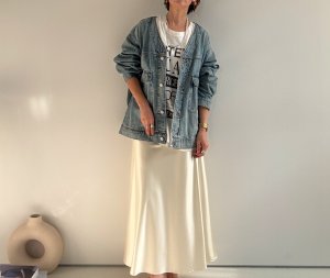 画像5: ●レザーライクサテンスカート【LIVEご紹介アイテム】