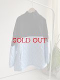 ⚫︎SALE⚫︎【LIVE ご紹介アイテム】キルティング×裏起毛ドッキングプルオーバー（小さな汚れあり）
