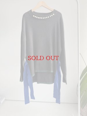 画像1: ⚫︎SALE⚫︎【LIVE ご紹介アイテム】パール配色ニット