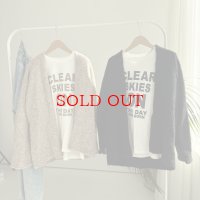 ● SALE●【 LIVEご紹介アイテム】●ブークレーニットカーディガン