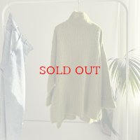 ● SALE●【 LIVEご紹介アイテム】●カーキタートルニット