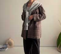 ●SALE●【11/18 LIVEアイテム】着脱可能!!フード付Wボタンオーバージャケット