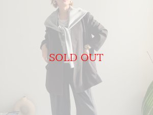 画像3: ●SALE●【11/18 LIVEアイテム】着脱可能!!フード付Wボタンオーバージャケット
