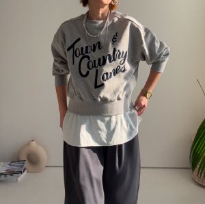 画像6: 【1/21 LIVEご紹介アイテム】●刺繍ロゴスエット