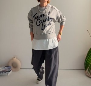 画像8: 【1/21 LIVEご紹介アイテム】●刺繍ロゴスエット