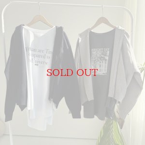 画像2: 【1/25 LIVEご紹介アイテム】●ウォッシャブルニットジップフーディ