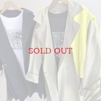●SALE●【3/28 LIVEアイテム】●カラーパイピングトレンチライクコート