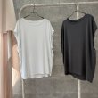 画像1: ●SALE●ERIKAイチオシ!!【LIVEアイテム】●とろみ素材◎肌心地抜群とろーんとフレンチスリーブT (1)