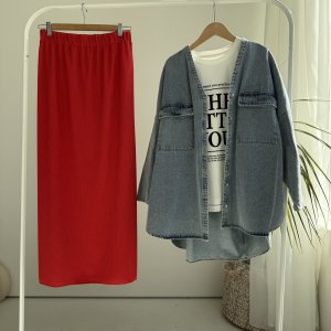 画像6: ●2025NEWカラー登場!!●激推し●リブナロースカート●LAMERの着回しベースアイテム●rib narrow skirt