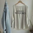 画像1: 【LIVEご紹介アイテム】ベーシックマルチシリーズ刺繍ロゴトップス (1)