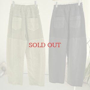 画像1: ●SALE●【12/13 LIVEアイテム】デニム×スエットドッキングカーブパンツ