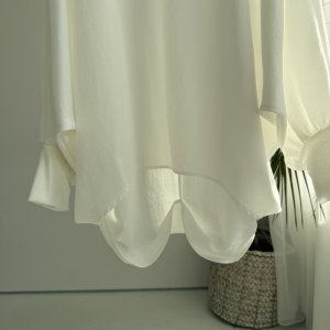 画像5: 【3/1 LIVEご紹介アイテム】裾ドレープデザイントップス