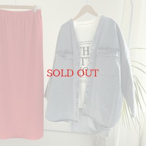 画像6: 大人気アイテムがリニューアルして復活!!【2/19 LIVEご紹介アイテム】ノーカラーオーバーデニムジャケット