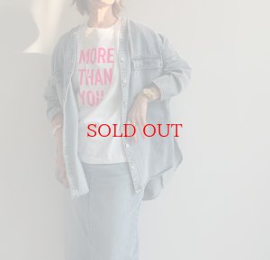 画像4: 大人気アイテムがリニューアルして復活!!【2/19 LIVEご紹介アイテム】ノーカラーオーバーデニムジャケット