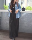 画像5: ●数量限定メーカーフリー枠解放●【5/26 LIVEご紹介アイテム】バックボタンデザインテンセルデニムシャツ（セットアップ可能）