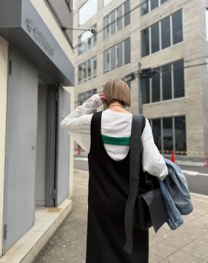 画像24: ●オリジナル●前後2WAYで使えてベルトも3WAY!!着こなし色々【5/12 LIVEご紹介アイテム】2WAY配色ワンピース