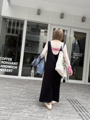 画像16: ●オリジナル●前後2WAYで使えてベルトも3WAY!!着こなし色々【5/12 LIVEご紹介アイテム】2WAY配色ワンピース