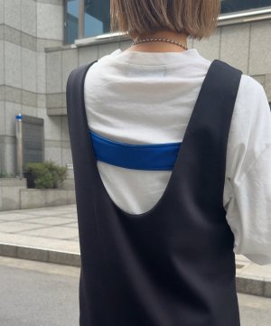 画像14: ●オリジナル●前後2WAYで使えてベルトも3WAY!!着こなし色々【5/12 LIVEご紹介アイテム】2WAY配色ワンピース