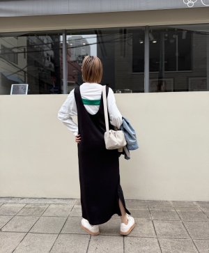 画像26: ●オリジナル●前後2WAYで使えてベルトも3WAY!!着こなし色々【5/12 LIVEご紹介アイテム】2WAY配色ワンピース