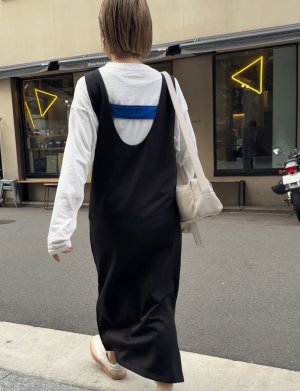 画像12: ●オリジナル●前後2WAYで使えてベルトも3WAY!!着こなし色々【5/12 LIVEご紹介アイテム】2WAY配色ワンピース