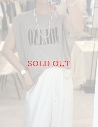 ●数量限定メーカーフリー枠解放●【5/23 LIVEご紹介アイテム】＜予約/6上仕上り予定＞テロトロ素材で着心地◎フレンチロゴトップス（セットアップ可能）