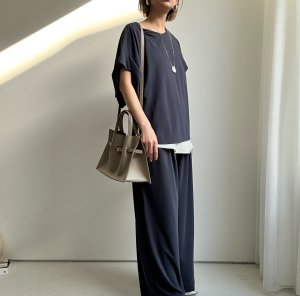 画像4: ●MAYUKA激推し!!!【4/4 LIVEご紹介アイテム】●さらテロ素材で涼しくて超楽ちん!SETUPシリーズ●パンツ