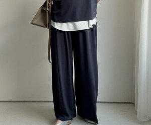 画像1: ●MAYUKA激推し!!!【4/4 LIVEご紹介アイテム】●さらテロ素材で涼しくて超楽ちん!SETUPシリーズ●パンツ