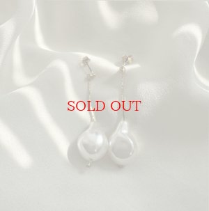 画像1: ●華奢チェーンが大人っぽい【4/8 LIVEご紹介アイテム】●チェーン×パールピアス