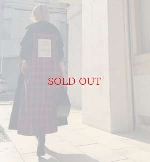 画像28: ●メーカー在庫残り僅か/期間限定掲載（完売カラーは再販なし）●チェックドッキングデザインコート