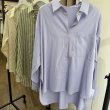 画像1:  限定SALE   【9/8メーカー潜入●数量限定！即納LIVE】  ヒヤシンスカラーオーバーシャツ (1)