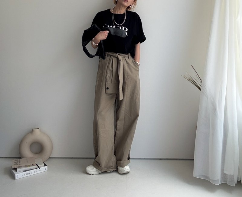 画像7: ●数量限定●【 4/21 LIVEご紹介アイテム】●腰巻スリーブコクーンパンツ (7)