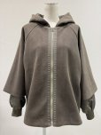 画像3: ●ご予約ポイント対象●ドッキングデザインがオシャレ【5/1 LIVE(4/18LIVEの続き)ご紹介アイテム】＜予約9月＞ドッキングデザインフードブルゾン (3)