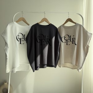 画像1: ●使える大人っぽロゴT●【5/4 LIVEご紹介アイテム】●フレンチスリーブロゴT＜予約/6上＞