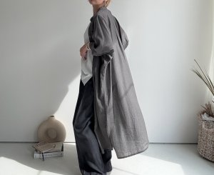 画像5: ●夏の羽織りにも最適◎【5/10 LIVEご紹介アイテム】●ピグメントシアーロングシャツ（ピグメントカーゴパンツとセットアップもオススメ）