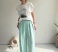 画像2: ●カラー展開が可愛い◎【5/12 LIVEご紹介アイテム】カラータックパンツ (2)