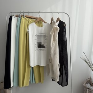 画像1: ●カラー展開が可愛い◎【5/12 LIVEご紹介アイテム】カラータックパンツ