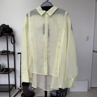 ●数量わずか‼︎●メーカー在庫限り【5/15 展示会LIVEご紹介アイテム】ストライプシアーシャツ
